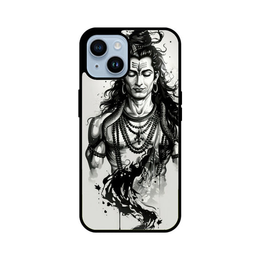 Apple iPhone 15 Glass Phone Case – Shiva Sketch Art