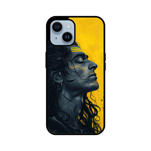 Apple iPhone Glass Phone Case – Shiva Yellow Soulful