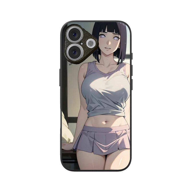 Apple iPhone Glass Phone Case – Hinata (Naruto Edition