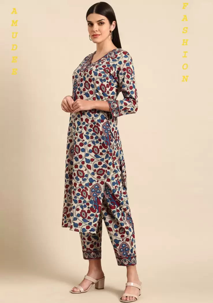 Amudee Fashion Women Kurta Palazzo Set – Effortless Elegance