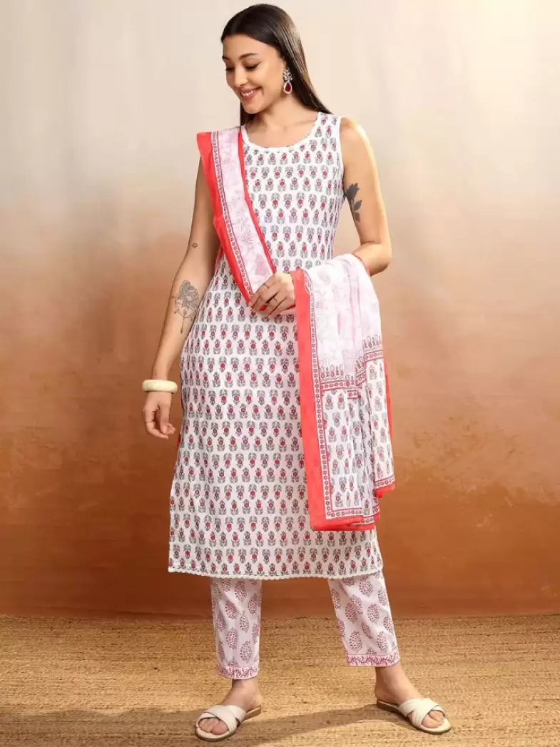 Women’s Kurta Pant Dupatta Set – Effortless Elegance & Comfort