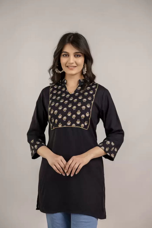 Women's A-Line Printed Kurta – Viscose Rayon